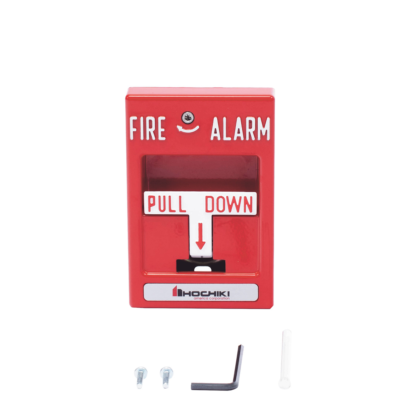 Estación Manual Convencional HPS-SAH Hochiki 4 Estación manual Hochiki HPS-SAH de una acción con cerradura hexagonal Complementos