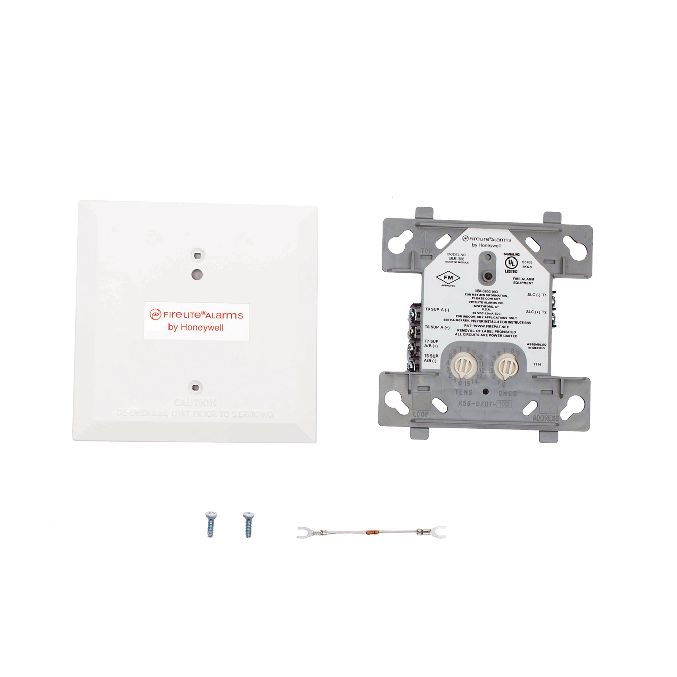 Módulo Monitor Direccionable MMF-300 Fire-Lite 4 MMF-300 Módulo Monitor Direccionable-complementos