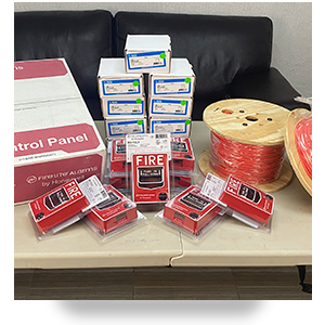 Kit de alarma contra incendios